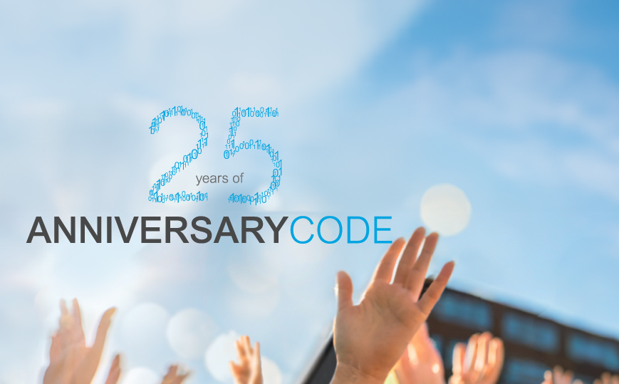 25 years of anniversary code - doubleSlash