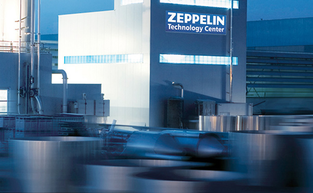 Aufnahme des Zeppelin Technology Center mit Außenansicht