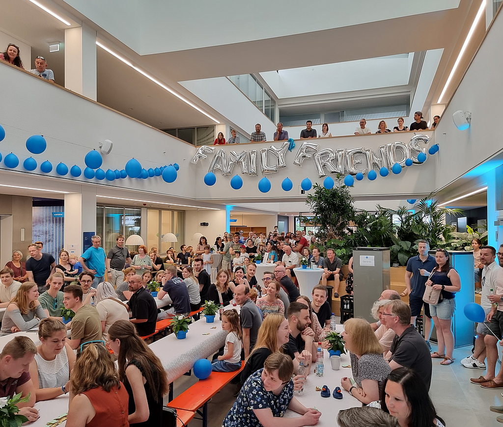 Summer party in the atrium