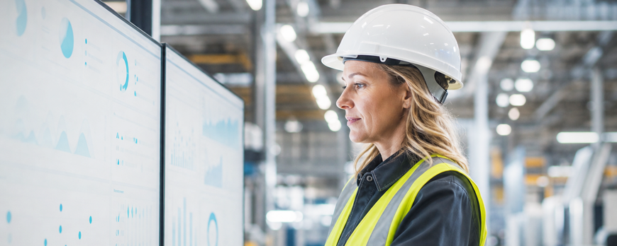 Dashboards im Maschinenbau – KI-generiertes Bild