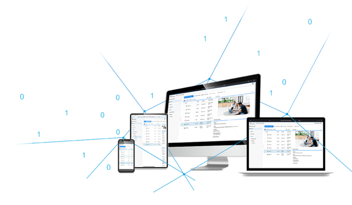 Business Filemanager on multiple devices with digitally connected data
