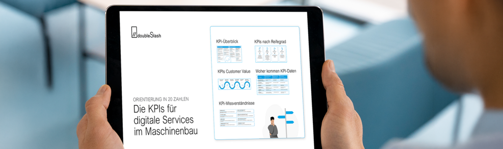 Mockup: Tablet mit Vorschaubild KPI Guide