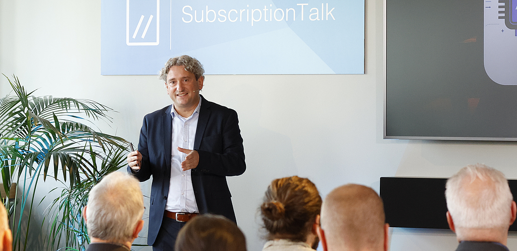 Aufnahme Subscription Talk Redner