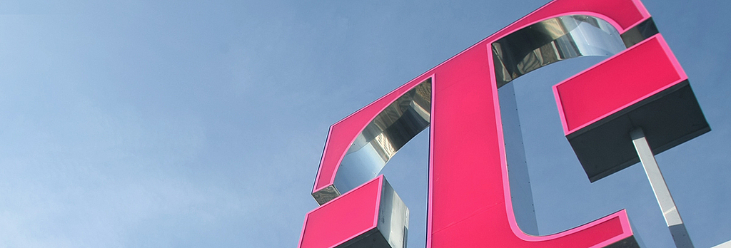 Aufnahme von Telekom Logo