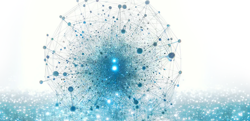 Aufnahme von Datenwolke symbolisch für Connected Dataspaces