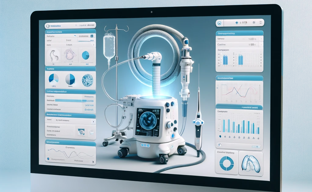 Monitor with surgical device