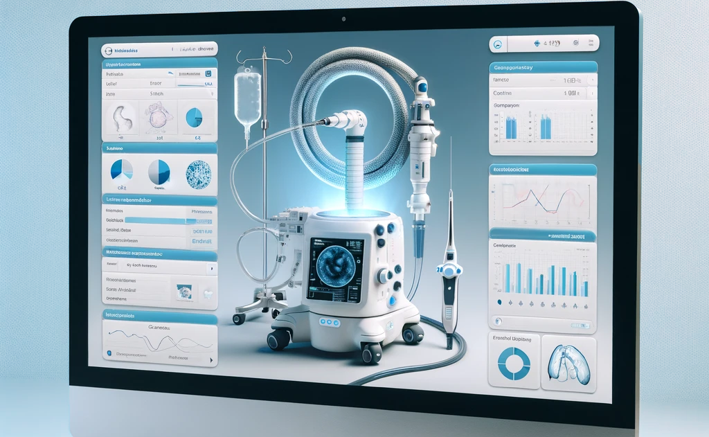 Monitor with surgical device