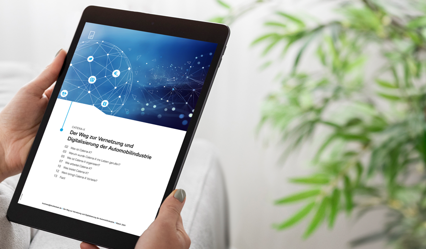 Whitepaper-Vorschaubild zu "Der Weg zur Vernetzung und Digitalisierung der Automobilindustrie"