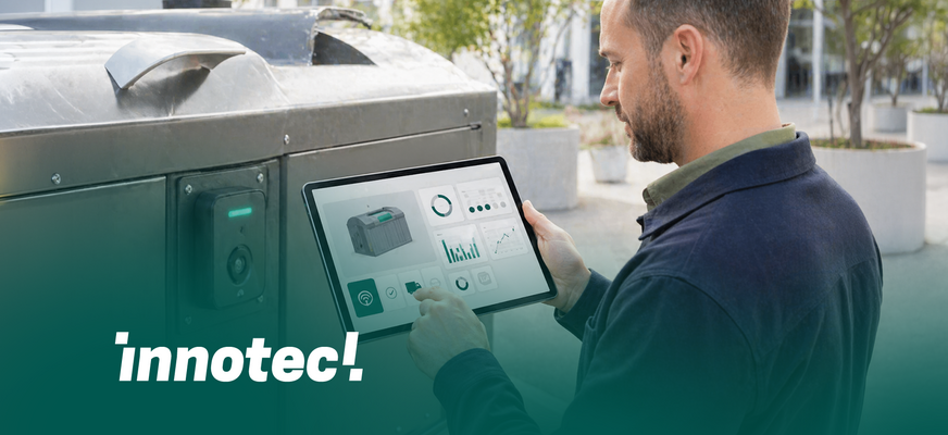 Innotec, digitaler Zwilling von Müllschleussen – KI-generiertes Bild