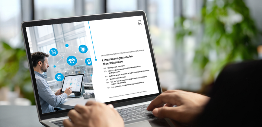 Mockup: Laptop with Whitepaper on Screen