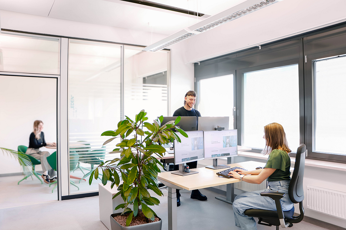 Arbeitssituation im Büro
