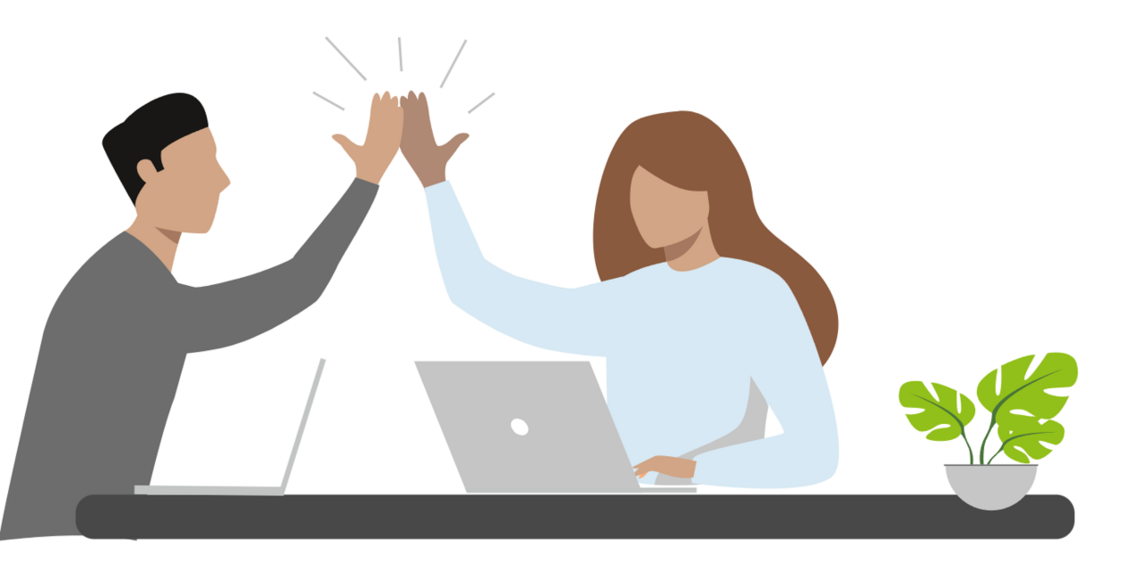 Illustration von Teamarbeit