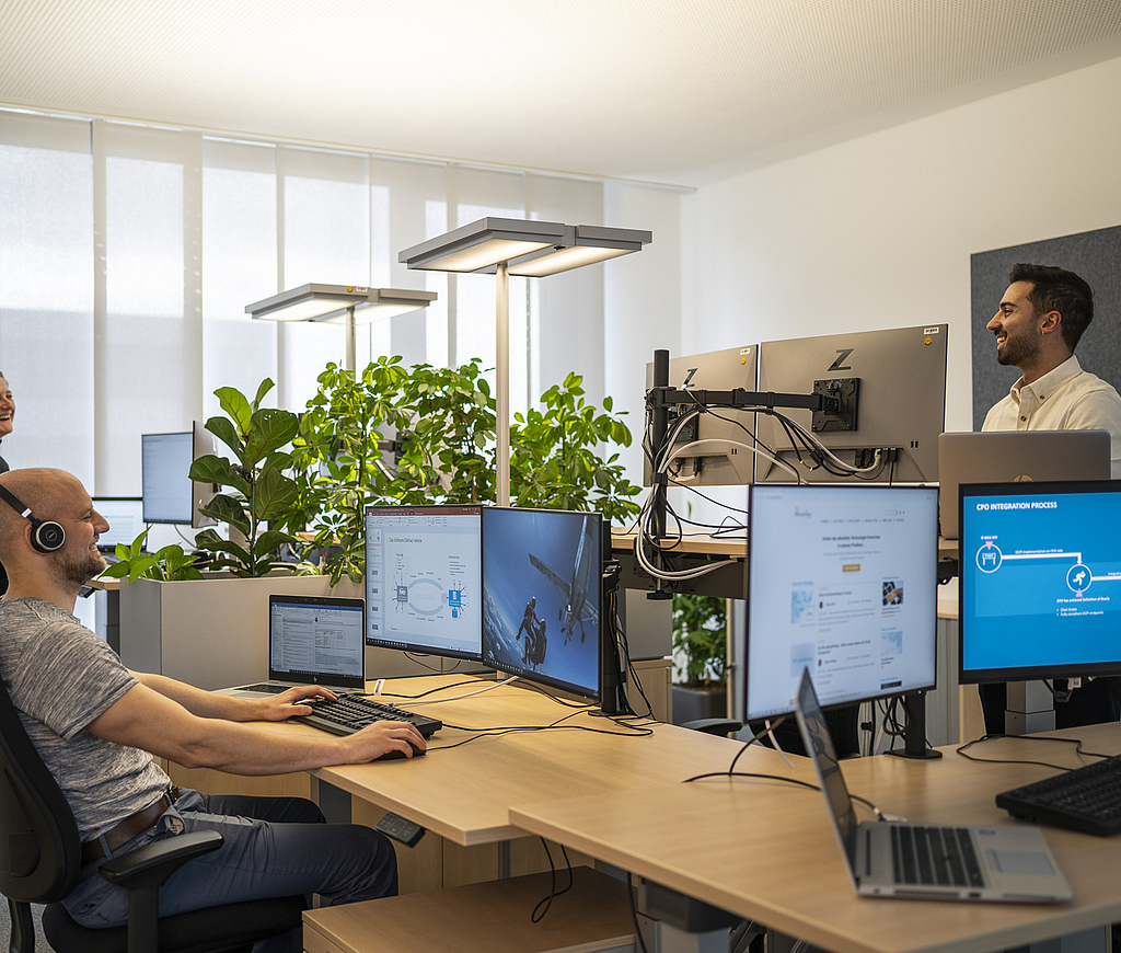 Aufnahme Büro