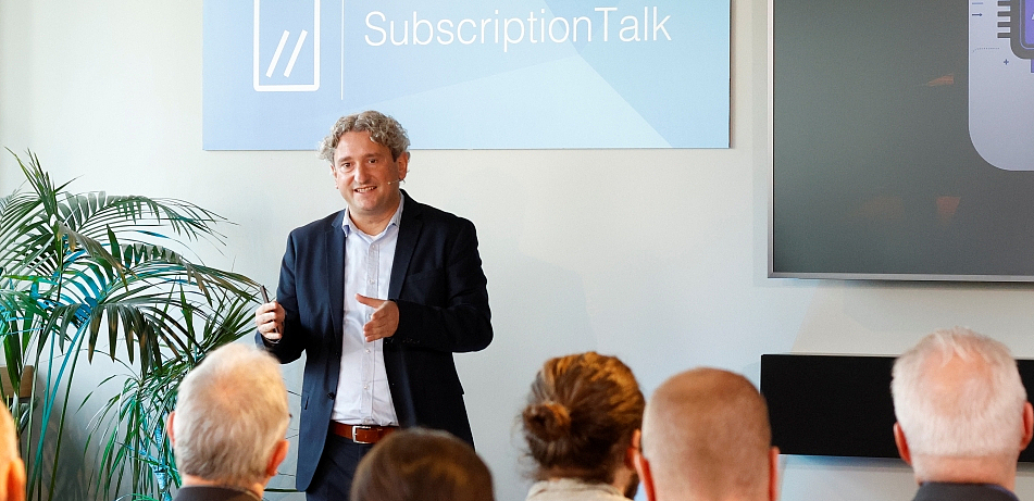 Aufnahme Subscription Talk Redner