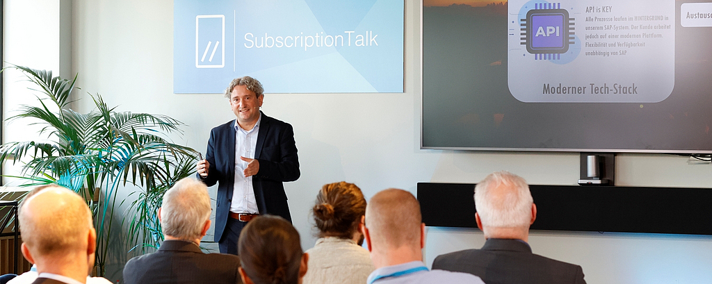 Aufnahme Subscription Talk Redner