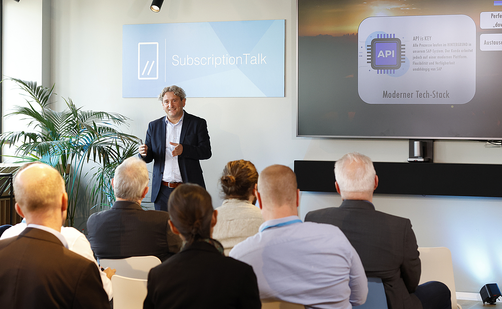 Aufnahme Subscription Talk Redner