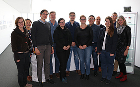 Aufnahme von Arbeitsteam beim Landratsamt