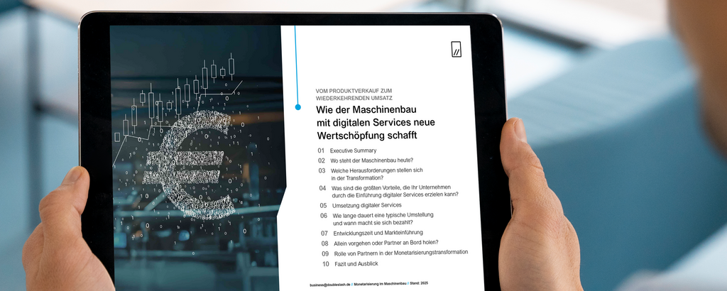 Mockup: Whitepaper Vorschau auf Tablet-Bildschirm