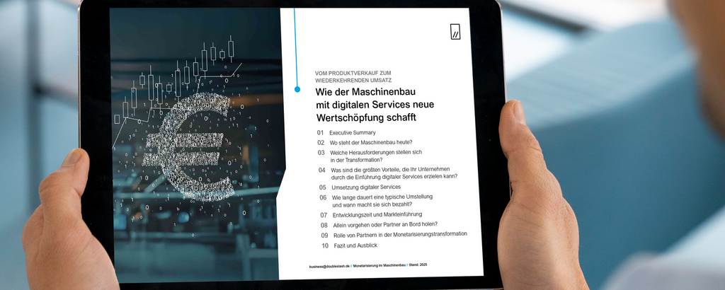 Mockup: Whitepaper Vorschau auf Tablet-Bildschirm – KI-generiertes Bild