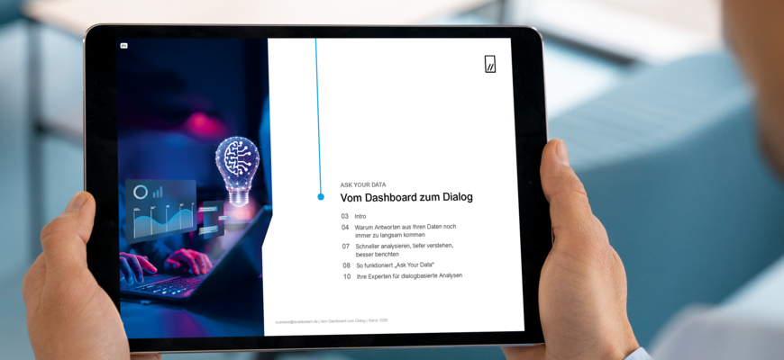 Mockup Bild: Ask Your Data Ebook