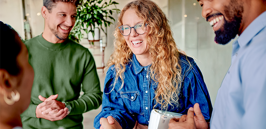 Business partners greeting each other with a handshake, representing successful collaboration and partnership.