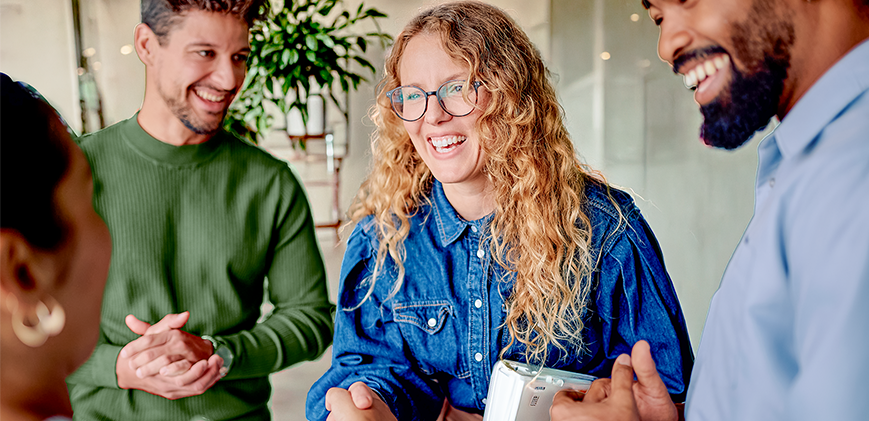Business partners greeting each other with a handshake, representing successful collaboration and partnership.
