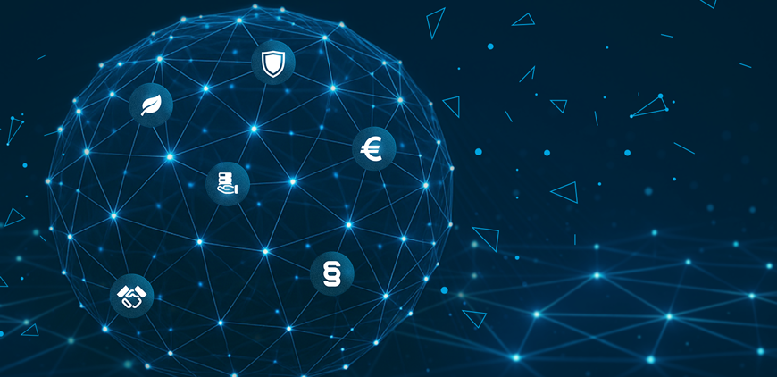 Datenwolke symbolisch für Connected Dataspaces