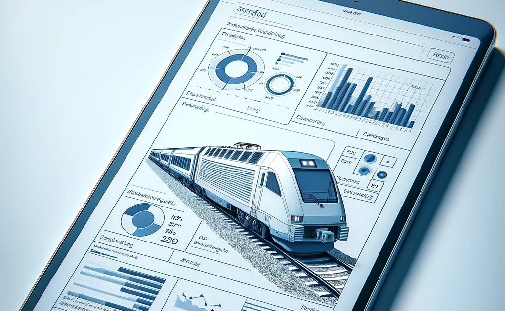 iPad with rail vehicle