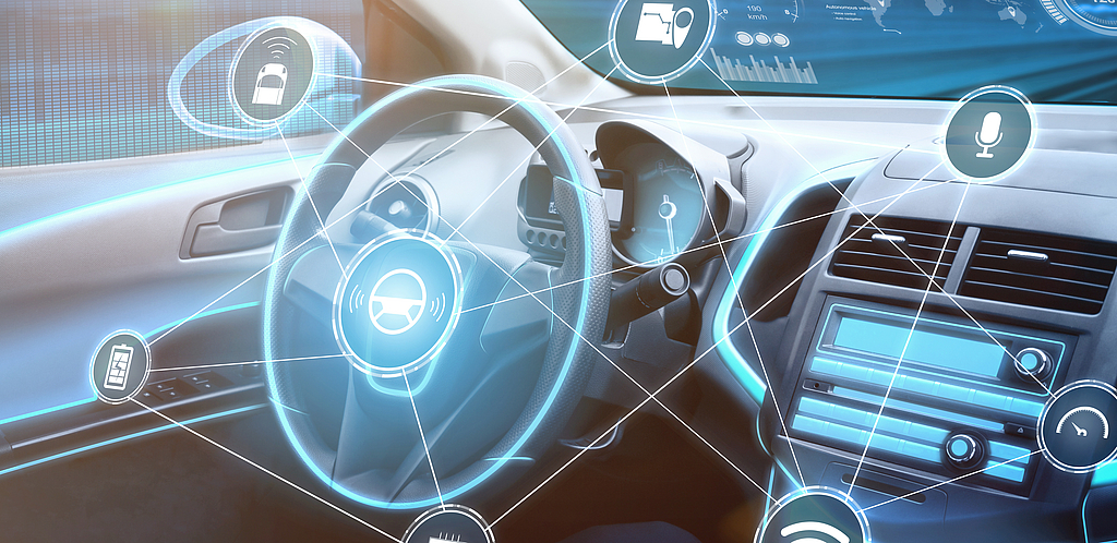 Connected steering wheel