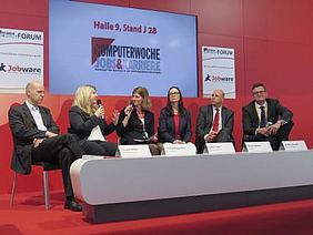 doubleSlash auf der CeBIT 2014 über Bewerbungsgespräche