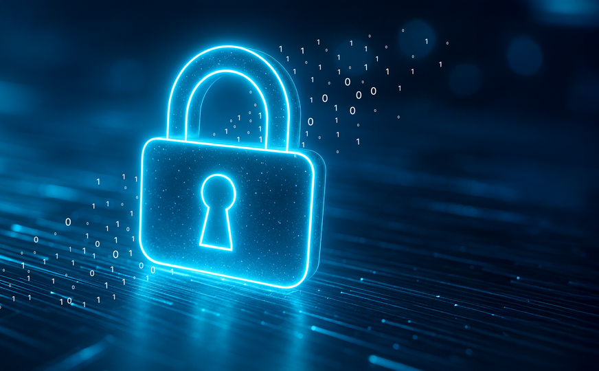 Digitales Schloss für Datenschutz und IT-Sicherheit