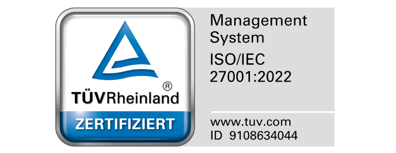 Zertifikat TÜV 2026