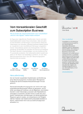 Vorschaubild Case Study Vom transaktionalen Geschäft zum Subscription Business