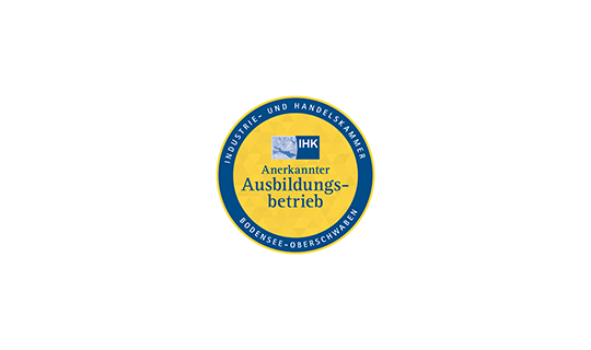 Logo " IHK Anerkannter Ausbildungsbetrieb"