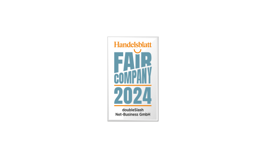 Fair Company 2024 Siegel für doubleSlash