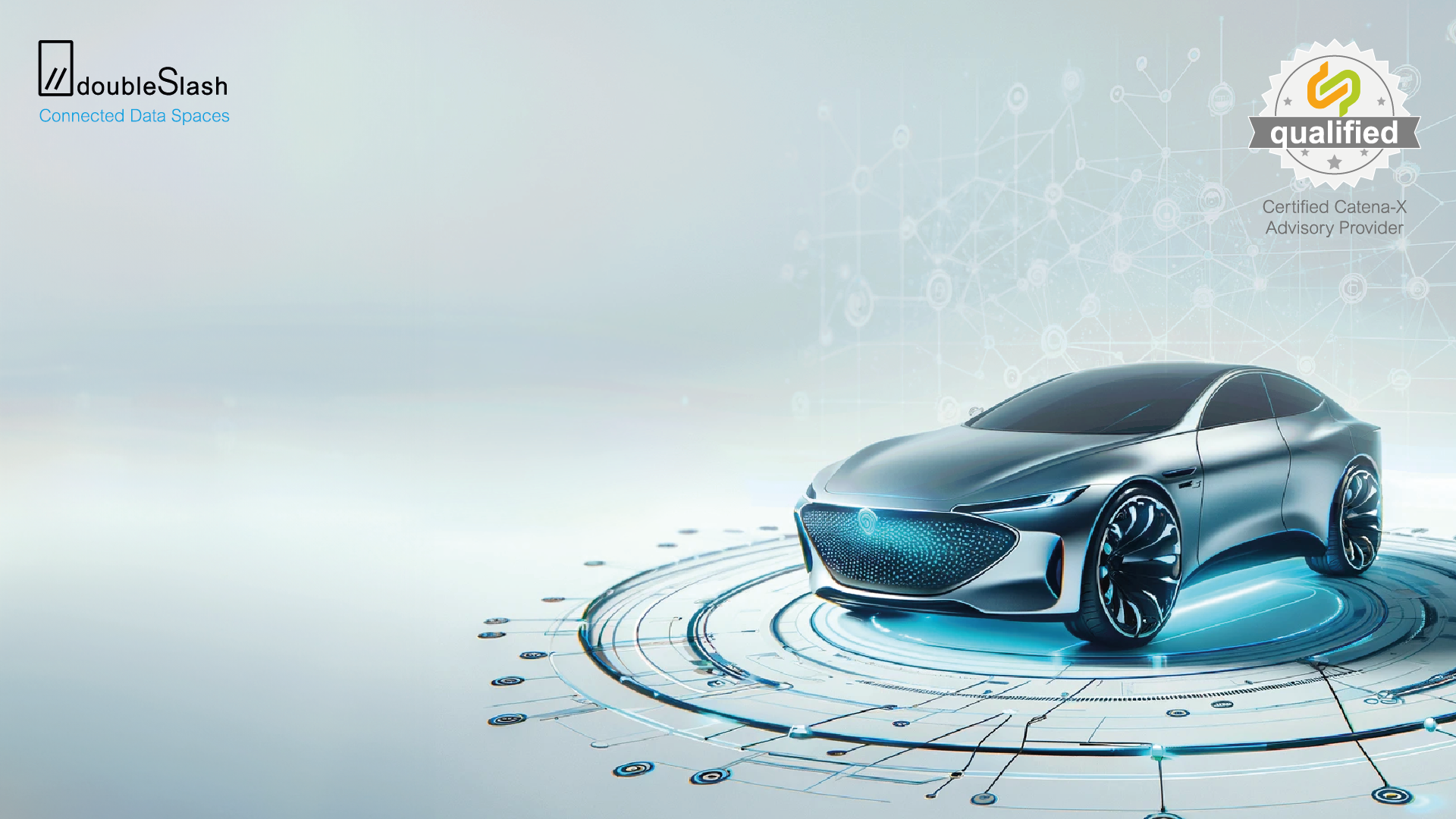 Automobile with data lines
