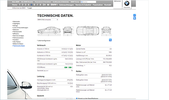Für die BMW AG hat doubleSlash ein zentrales Produkt- und Preisdatenpflegesystem entwickelt.