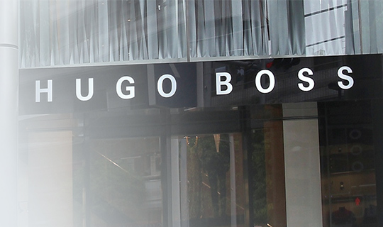Slider Referenzen von doubleSlash, Hugo Boss