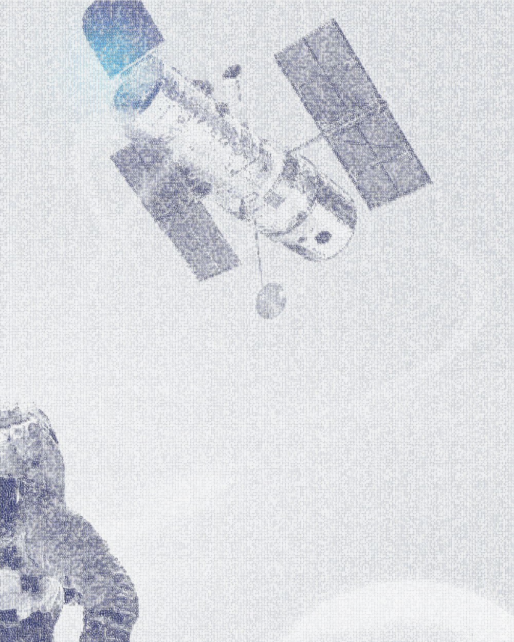 Aufnahme von Satellit